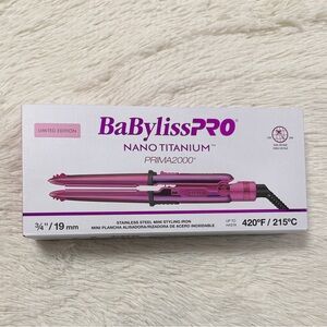 BaBylissPRO Nano Titanium Pink Hair Straightener